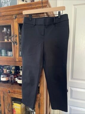 LOFT Black Cropped Dress Pants